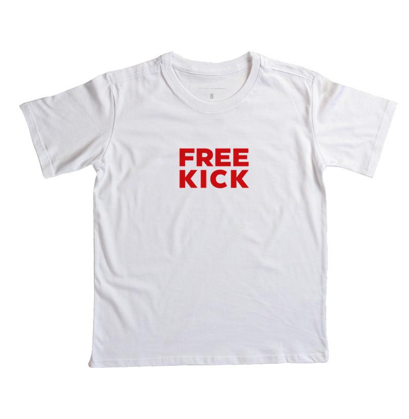 CAMISETA INFANTIL FREE KICK VERMELHO - Imagem 2