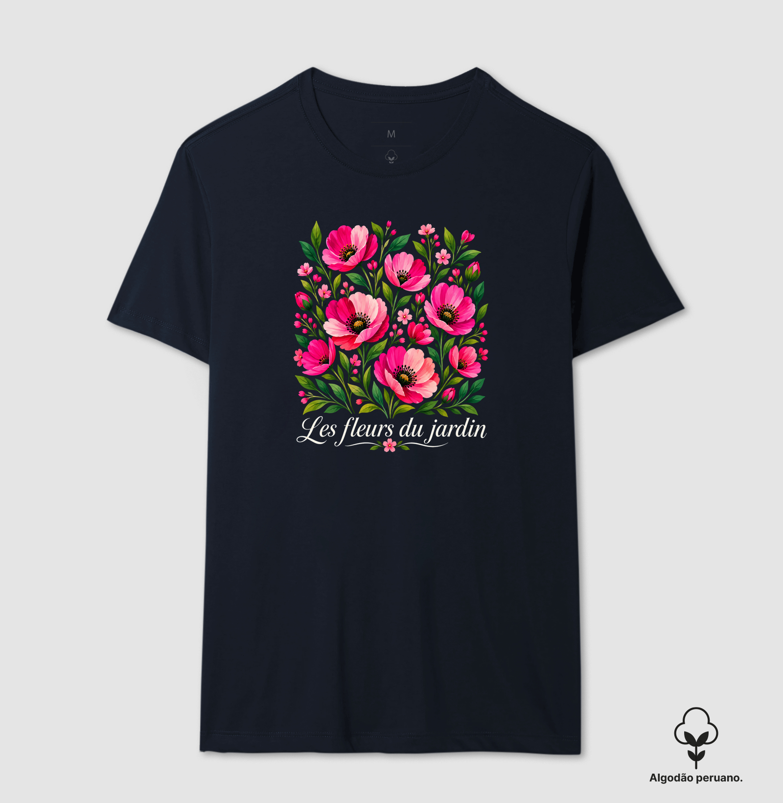 Camiseta Les fleurs du jardin - Imagem 3