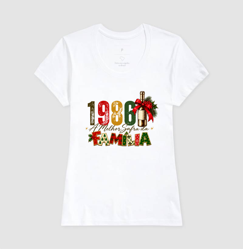 Camiseta Algodão Peruano A Melhor Safra da Família 1986 - Imagem 3