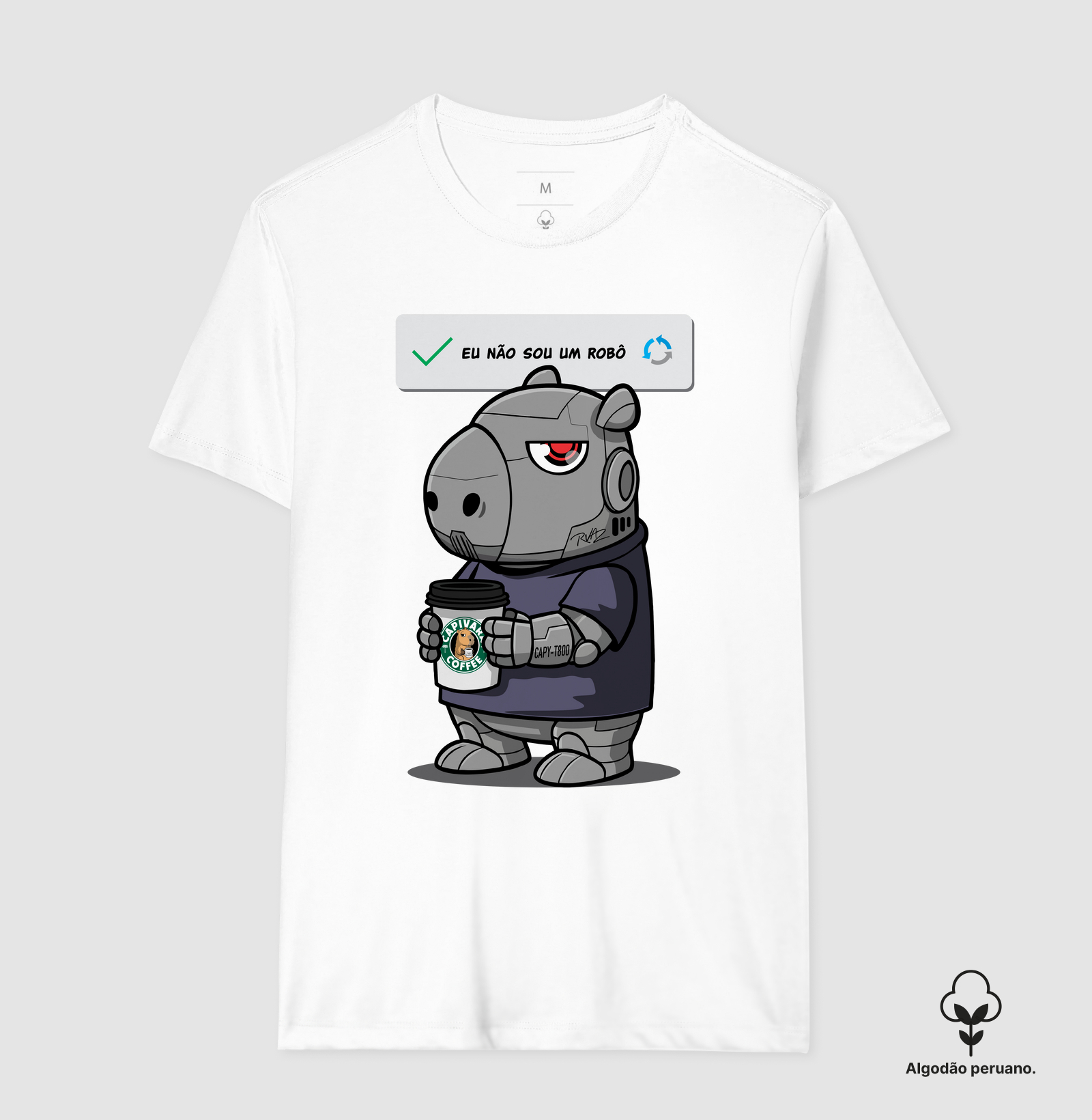 Camiseta Capivara Robô - Imagem 5