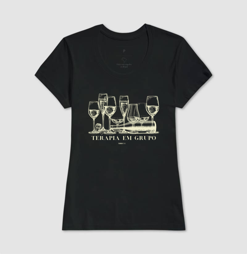 Camiseta Vinho - Terapia em Grupo - Imagem 3