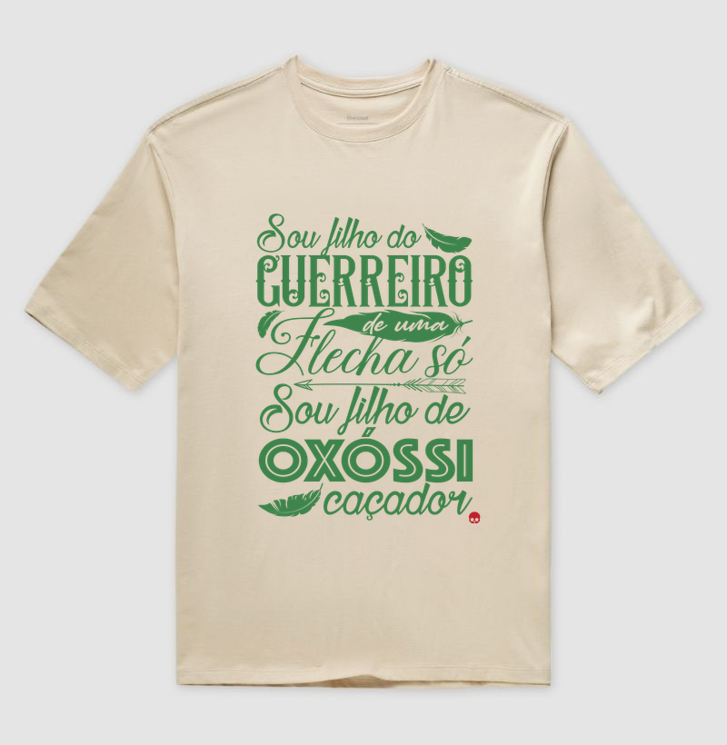 Camiseta Umbanda Oxóssi - Sou filho de um Guerreiro - Imagem 3