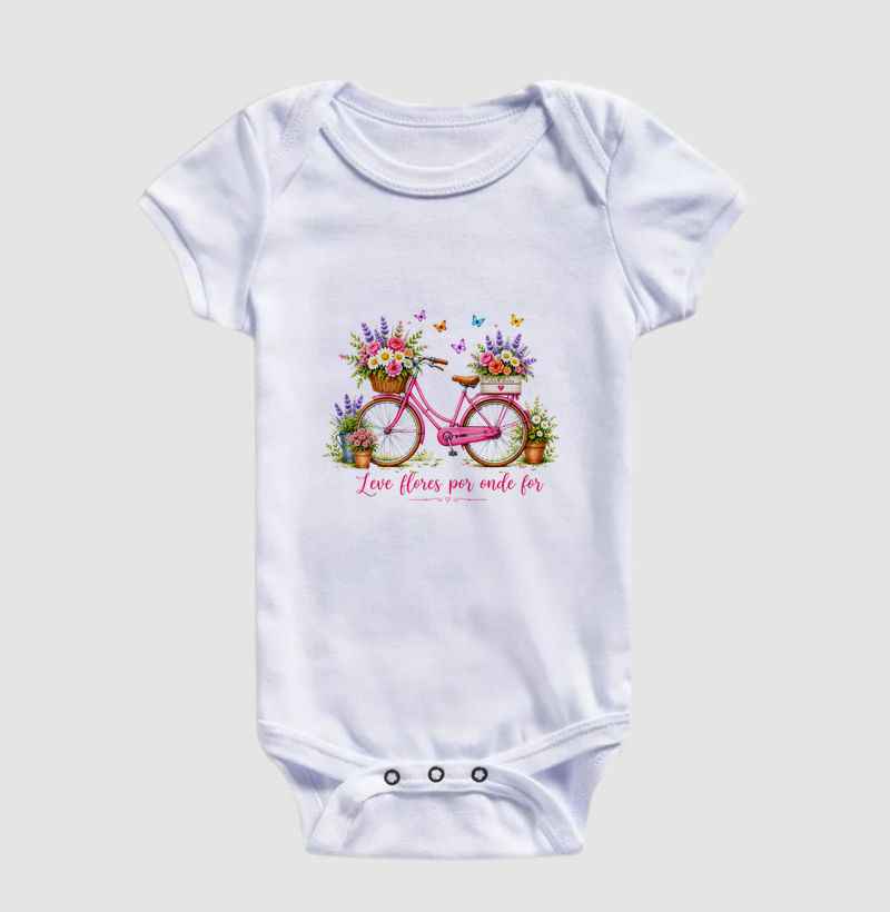 Camiseta Leve flores por onde for - Imagem 3