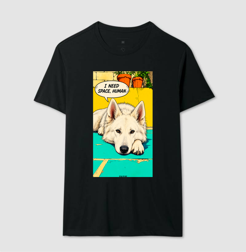 🐺💬 Pastor Canadense Edition: I Need Space, Human 🤍✨ - Imagem 2