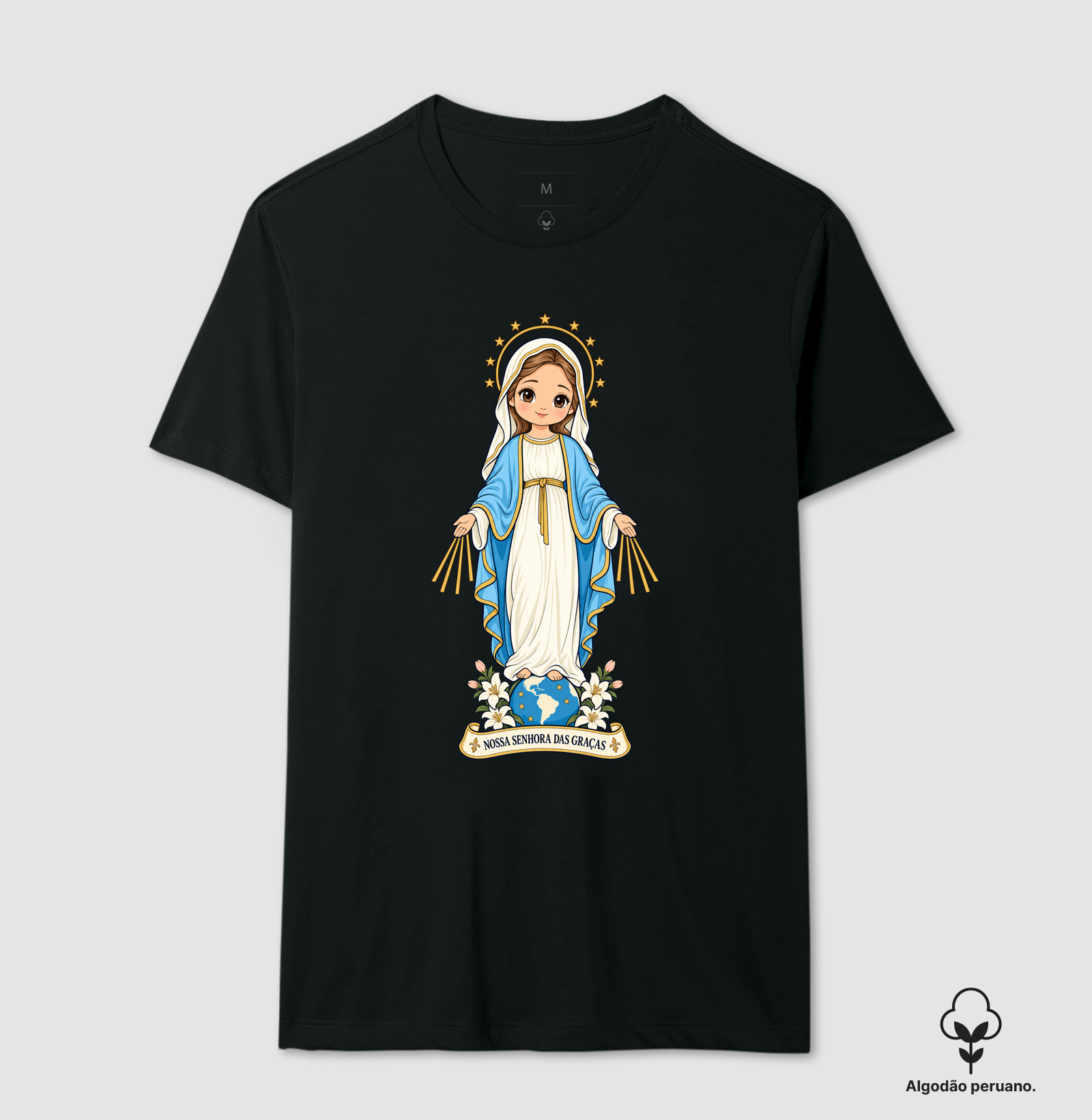 Nossa Senhora das Graças estilo chibi - Imagem 5