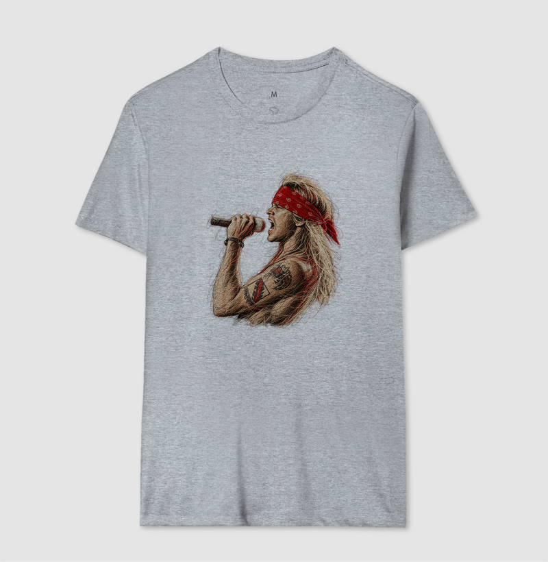 Camiseta Axl Rose Guns N’ Roses – Estampa Rock Vintage - Imagem 8