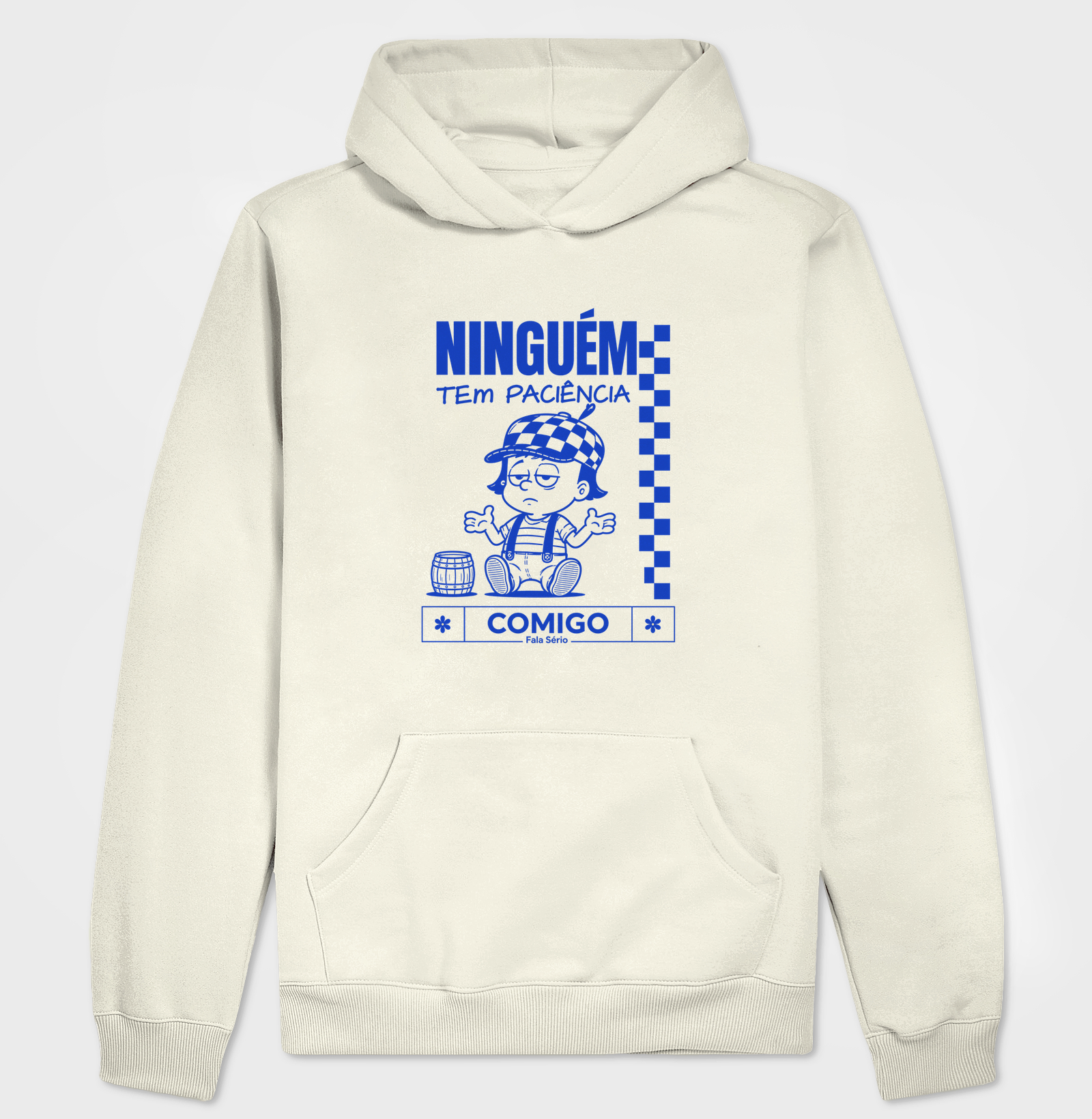 Hoodie Moletom Ninguém tem paciência comigo  - Hoodie Moletom