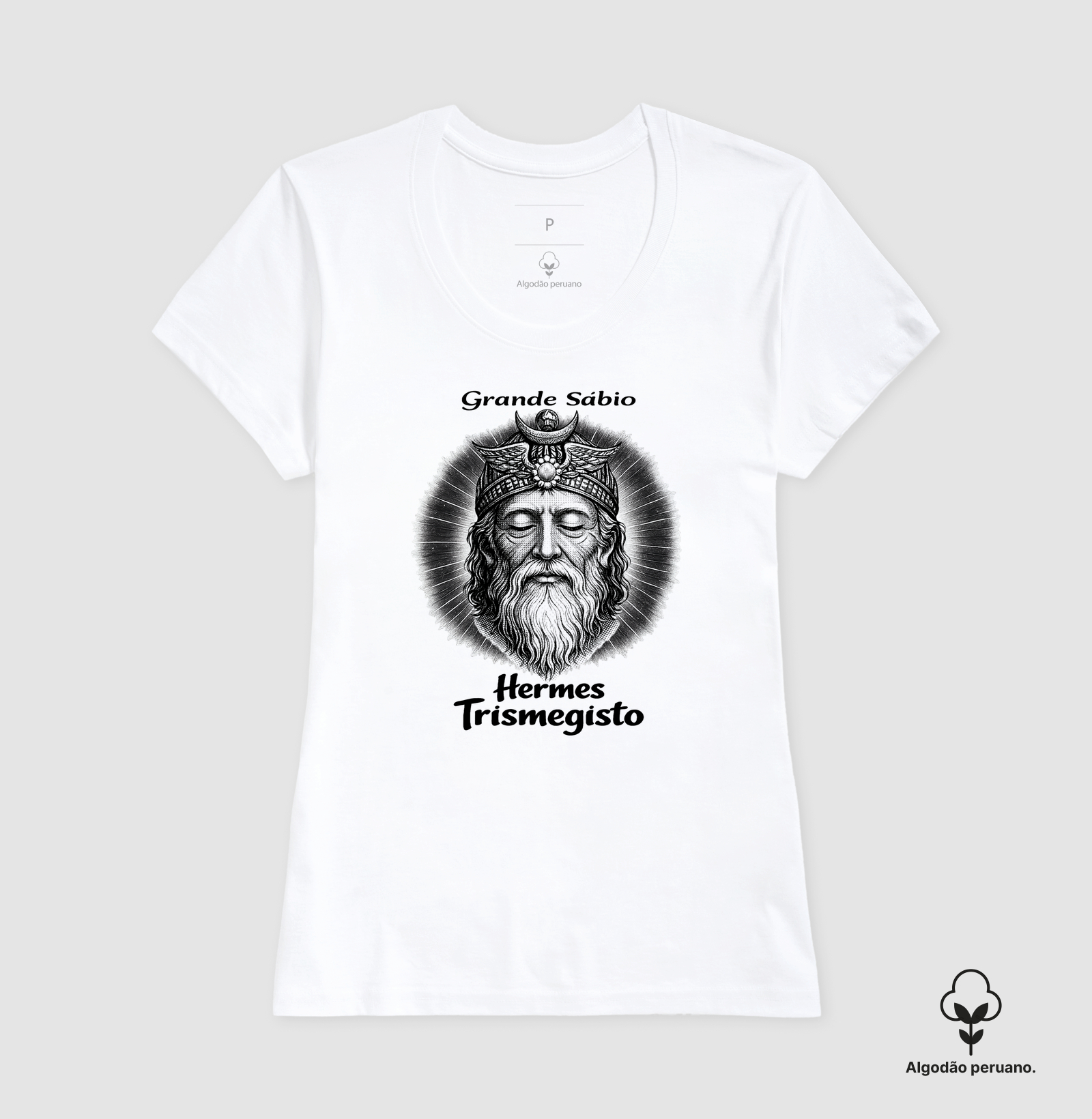 Hermes Trismegisto • Grande Sábio (algodão peruano) - Imagem 10