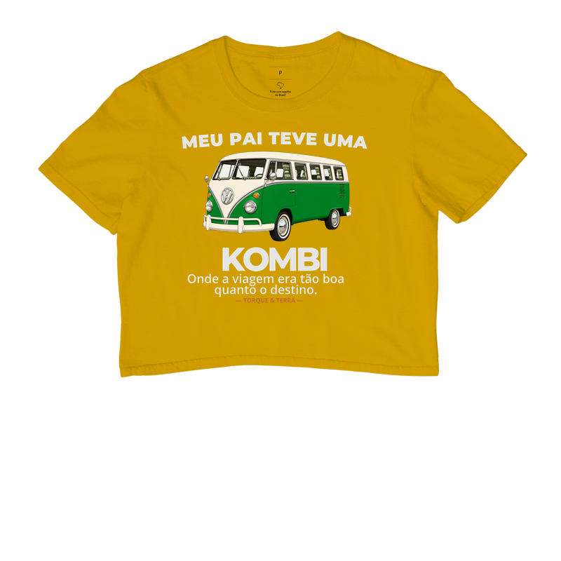 Meu pai teve uma - KOMBI - verde com off-white - Imagem 8
