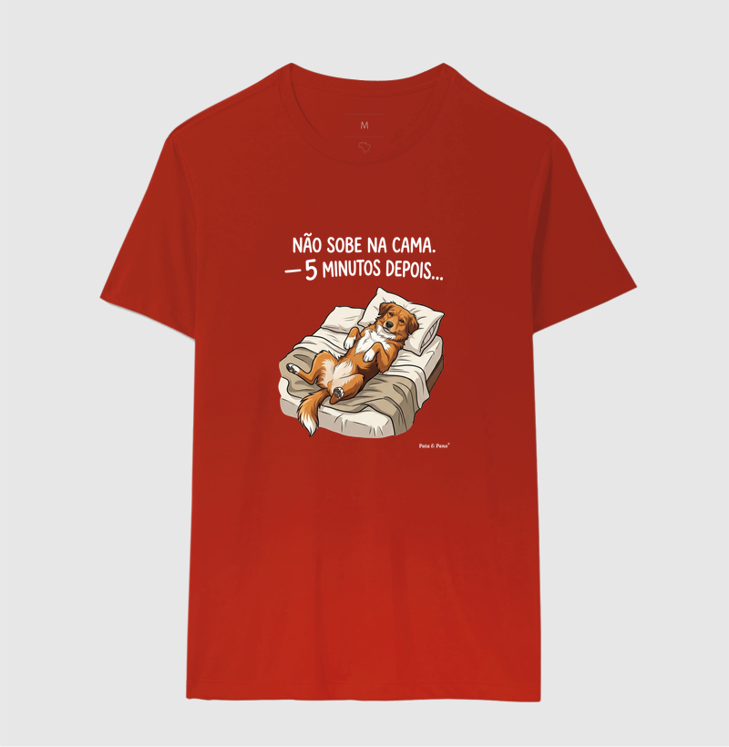 CAMISETA NOSSO MASCOTE SOBE NA CAMA - Imagem 10