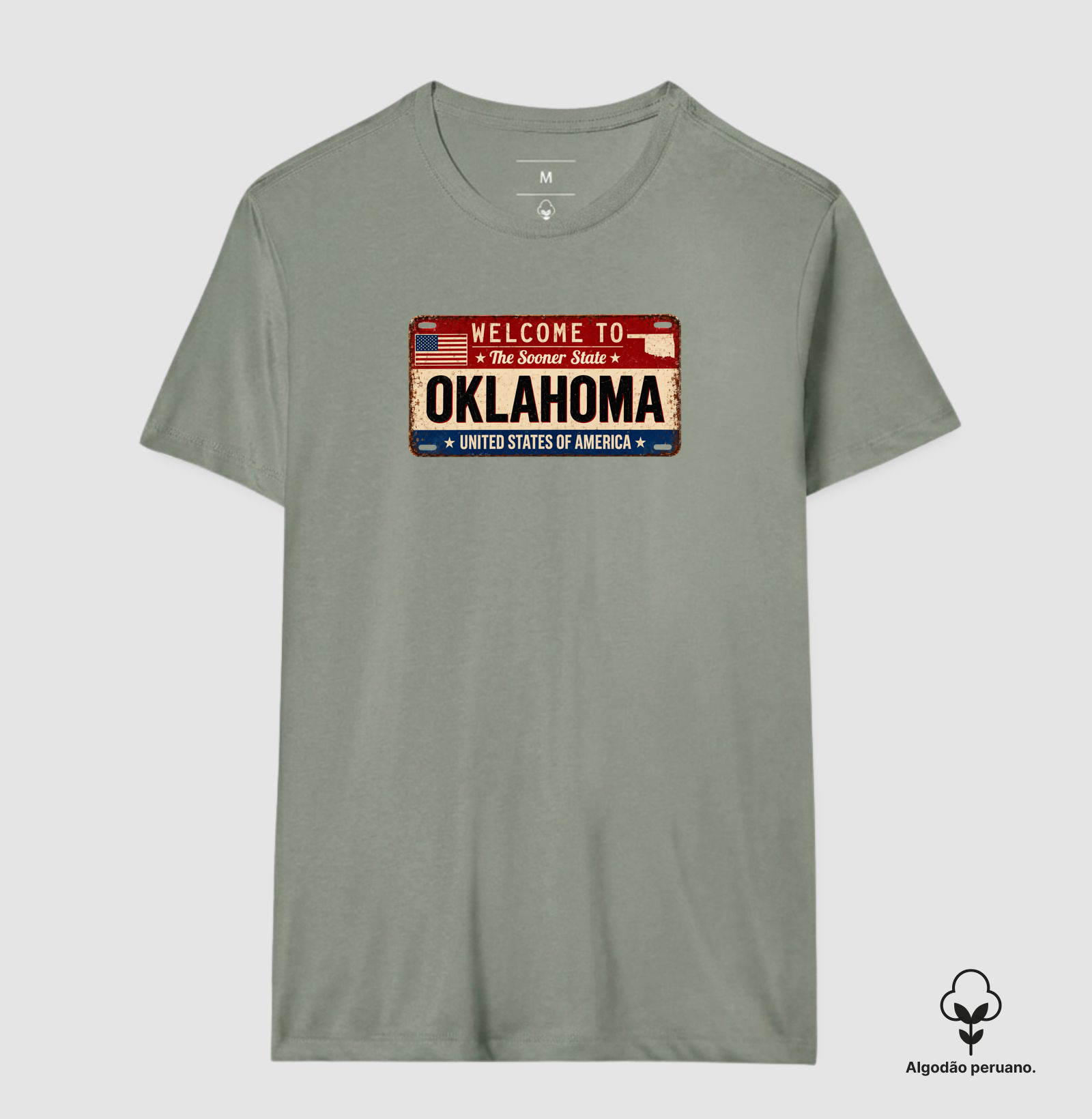 Oklahoma (placa envelhecida) - Imagem 9