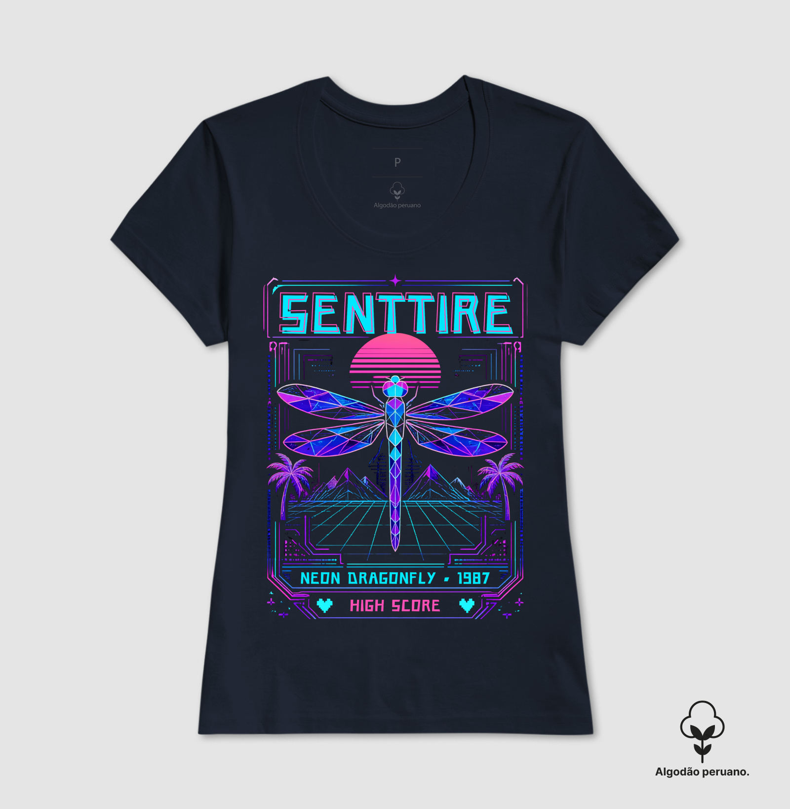 Camiseta Algodão Peruano Arcarde - Imagem 7