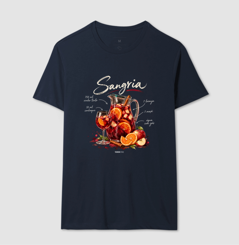 Camiseta Sangria – Drink com Vinho Tinto e Frutas - Imagem 6