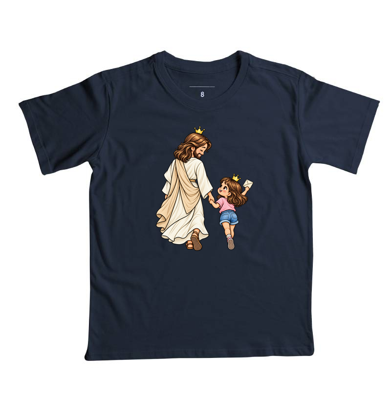 Camiseta Infantil Caminhando Juntos - Menina - Imagem 2