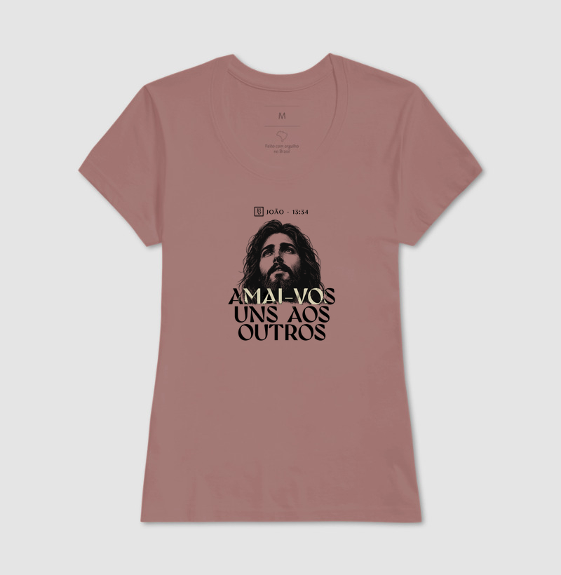 Camiseta Maior Amor Não Há | João 13:34 - Imagem 9