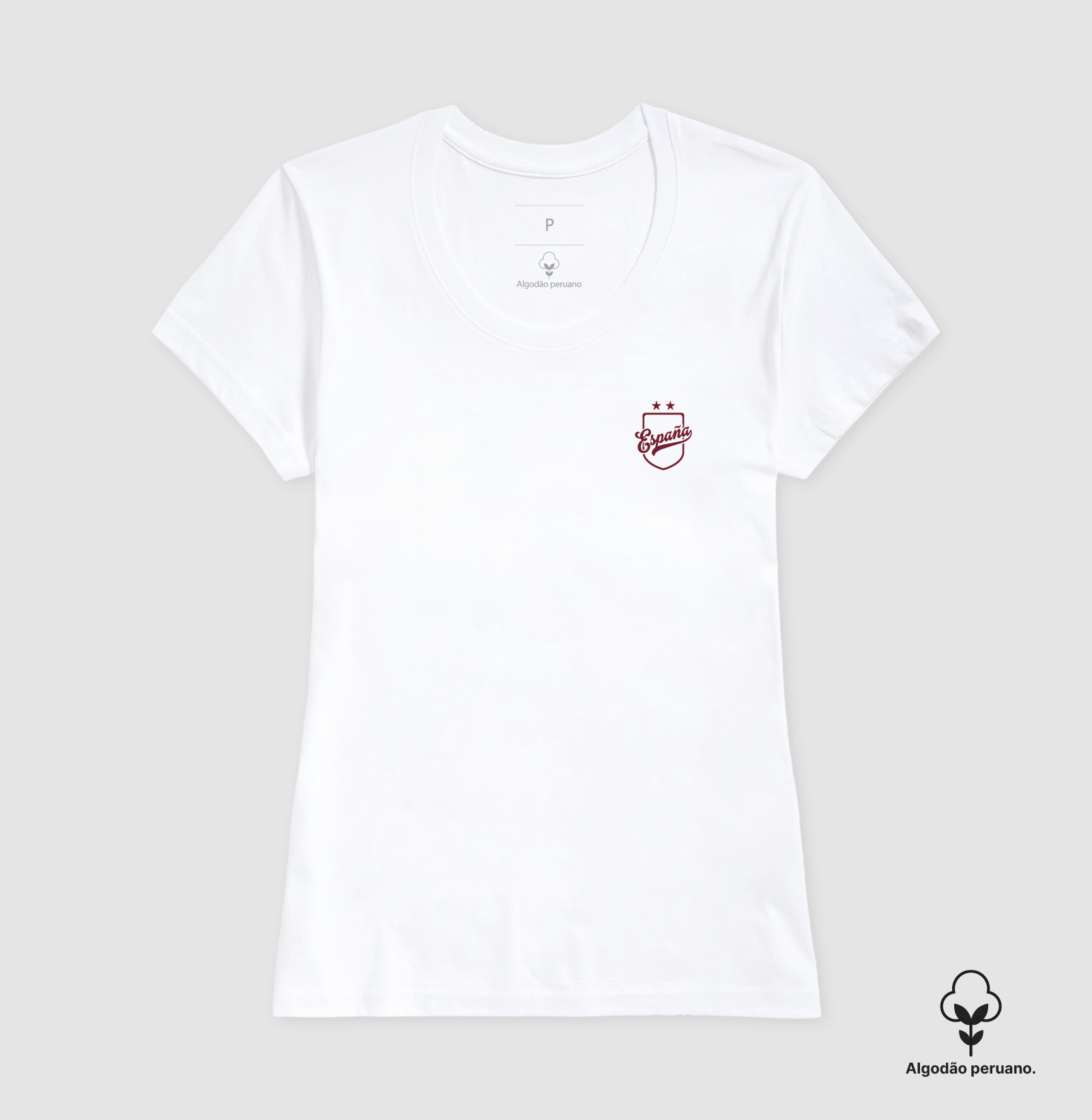 Camiseta Premium Feminina Espanha - "España Bi-Mundial" - Imagem 3