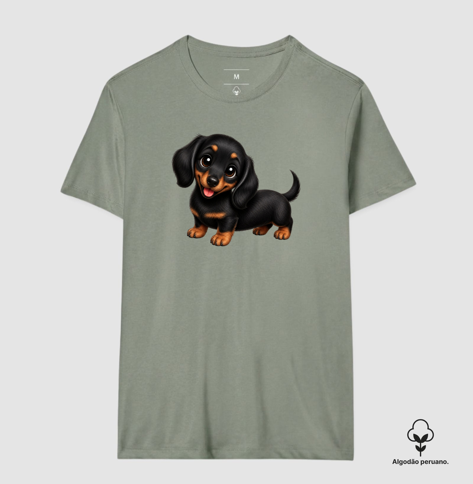 Dachshund Preto - Desenho Animado - Imagem 2