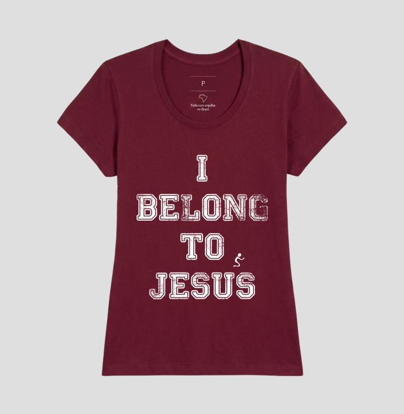 Camiseta Cristã I Belong to Jesus Pertenço a Jesus - Imagem 19