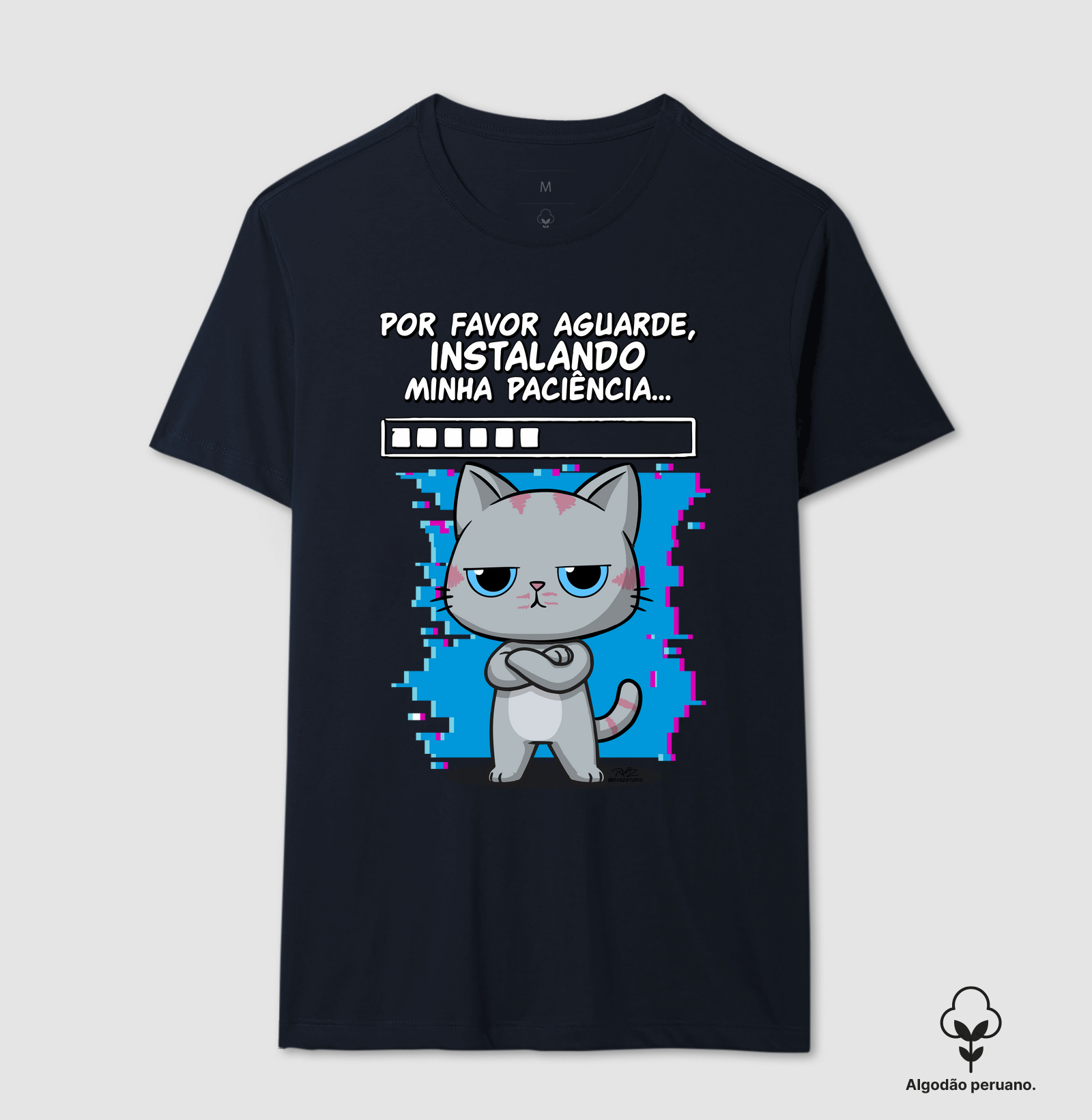 Camiseta Gato Sincero Paciência - Imagem 6