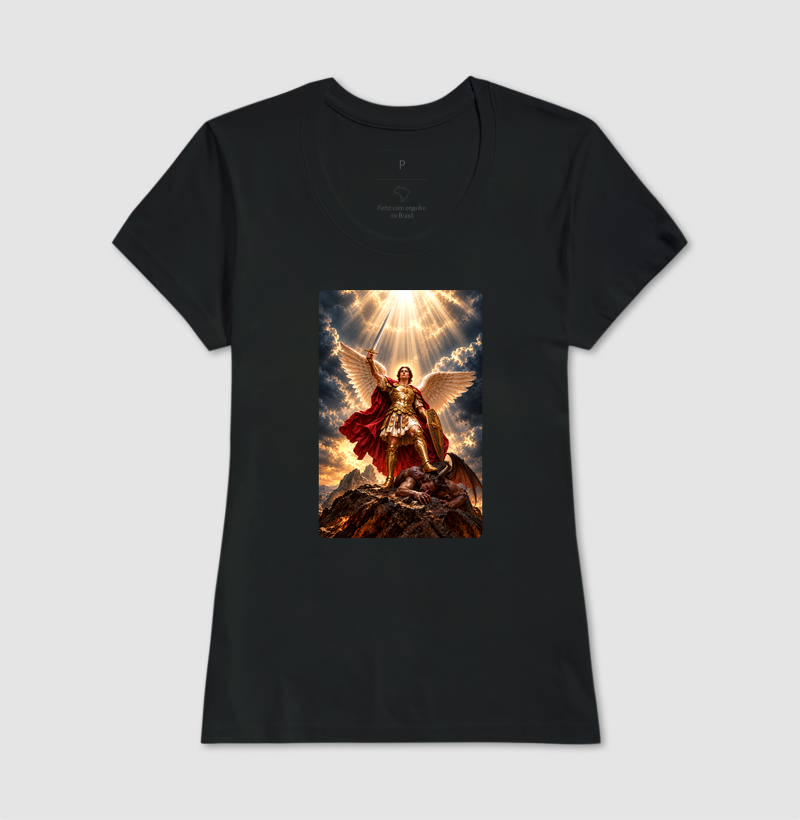 Camiseta Católica São Miguel Arcanjo Vitorioso - Imagem 3