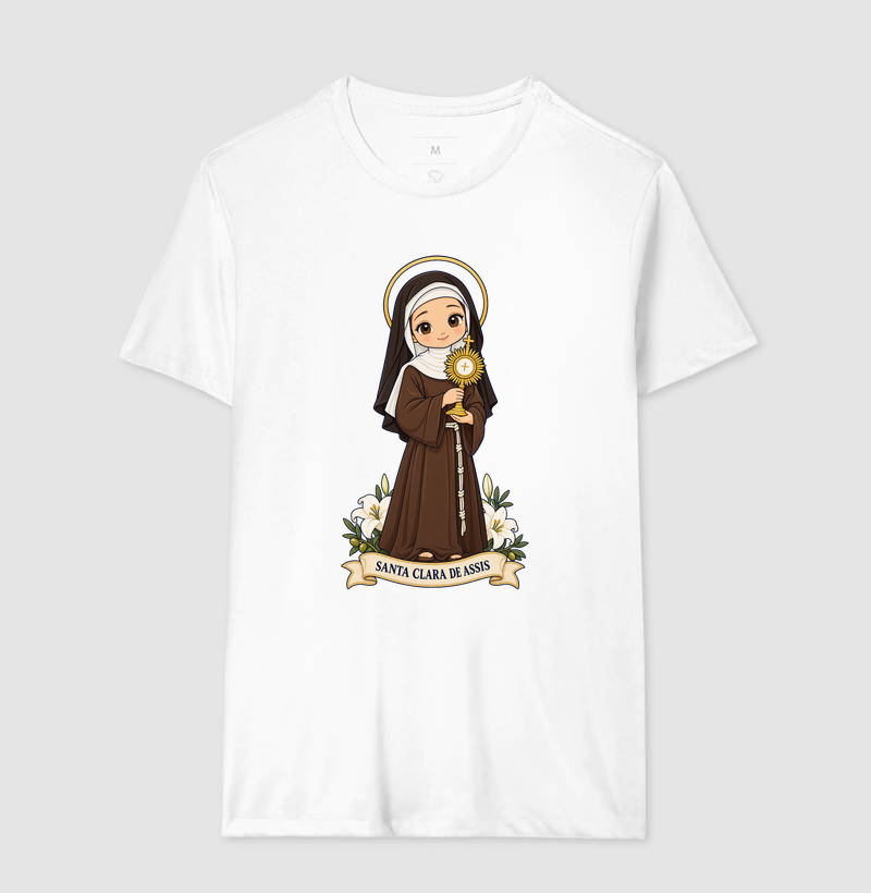 Santa Clara de Assis estilo chibi - Imagem 4