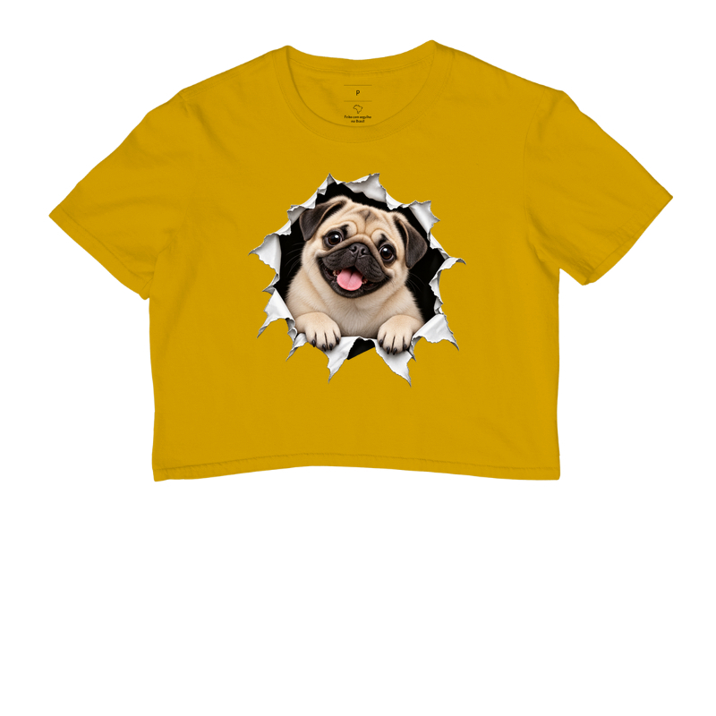 Pug Saindo da Camiseta - Imagem 8
