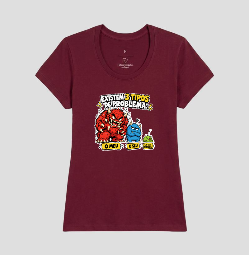 Camiseta Problemas em Algodão - Imagem 22