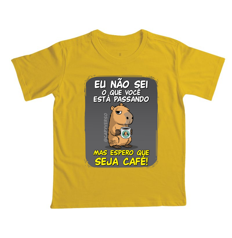 Camiseta Capivara Seja Café - Imagem 3