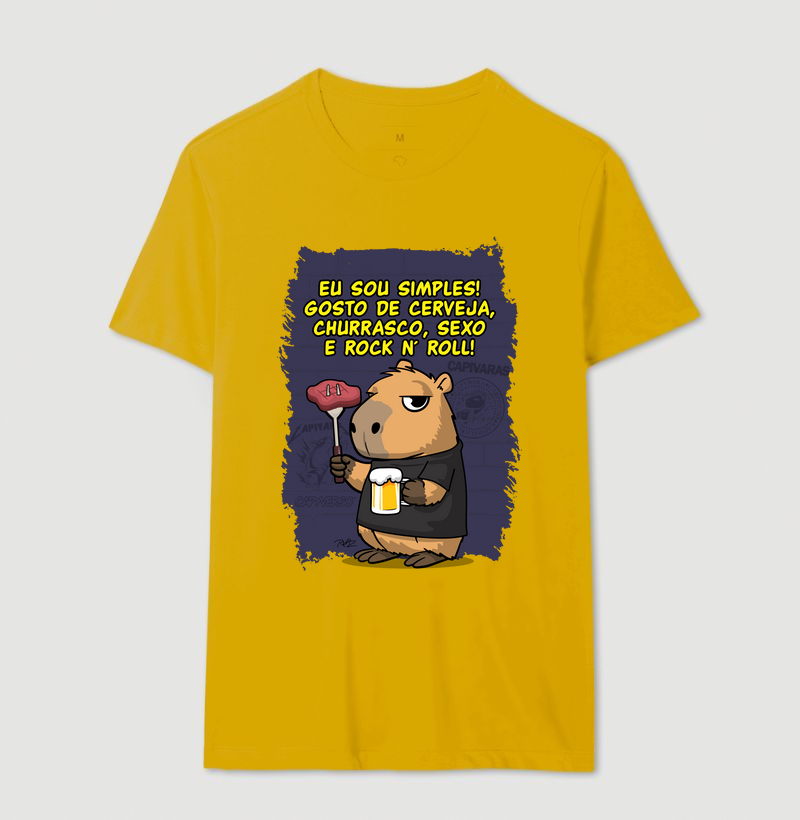 Capivara Rock Simples - Imagem 14