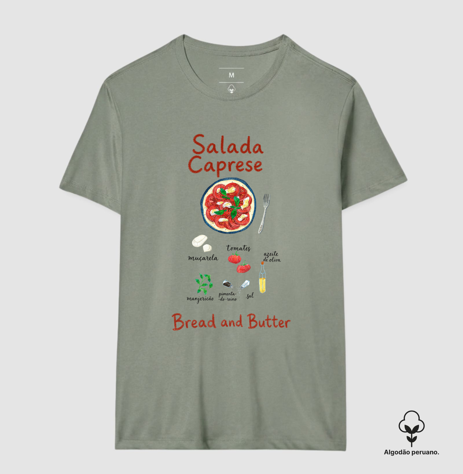 Camiseta Salada Caprese - Imagem 3