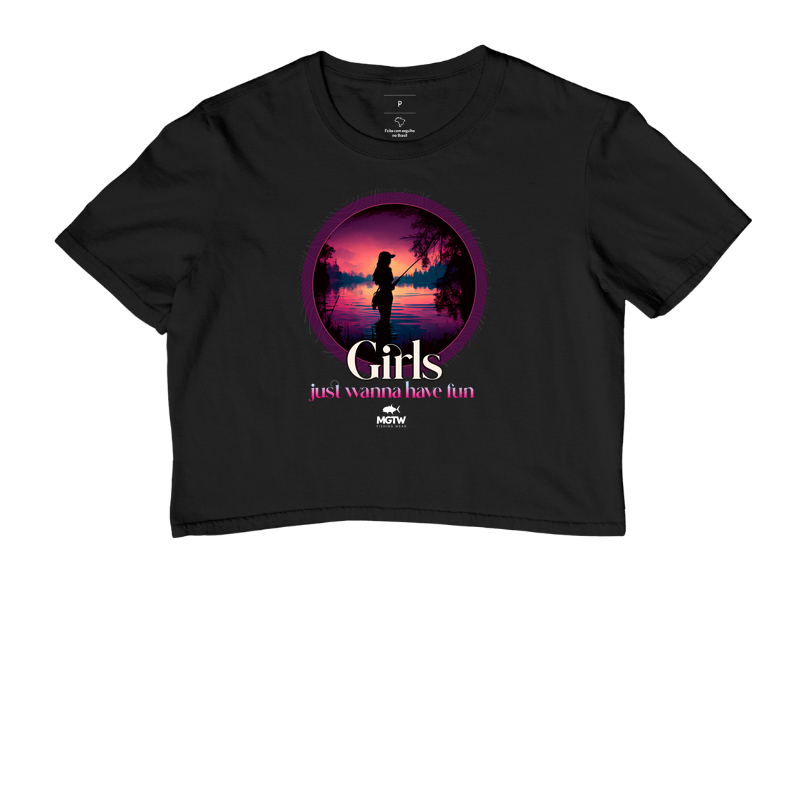 CROPPED GIRLS JUST WANNA HAVE FUN - Cropped