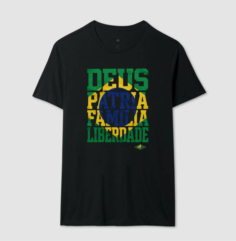 Camiseta Deus Pátria Família Liberdade — Filhos da Pátria - Imagem 2