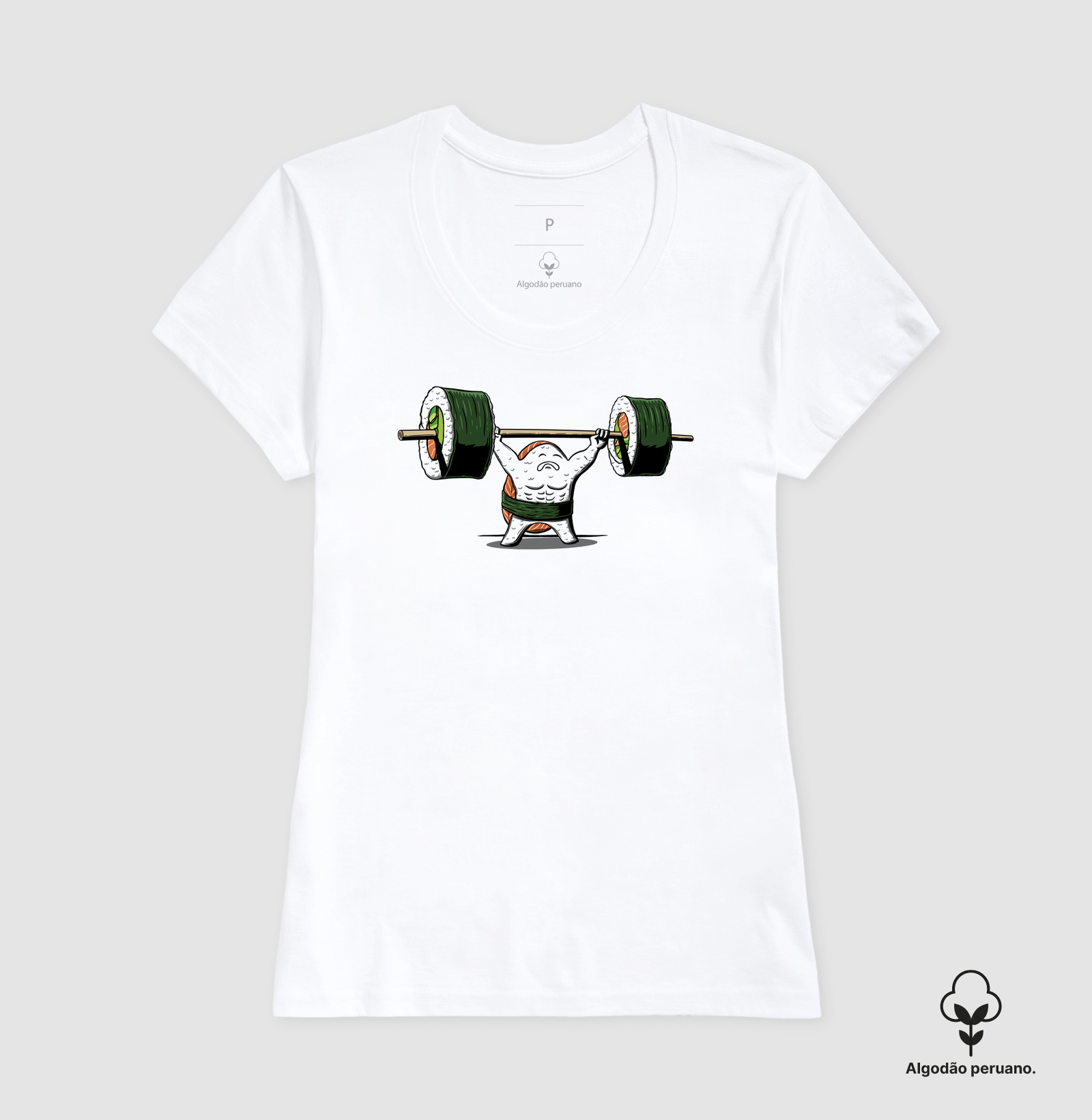 Camiseta Algodão Peruano Sushi Maromba - Imagem 2