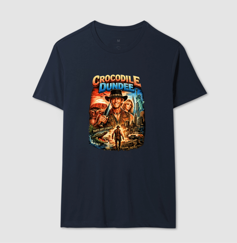 Camiseta Crocodilo Dundee Knife - Imagem 6