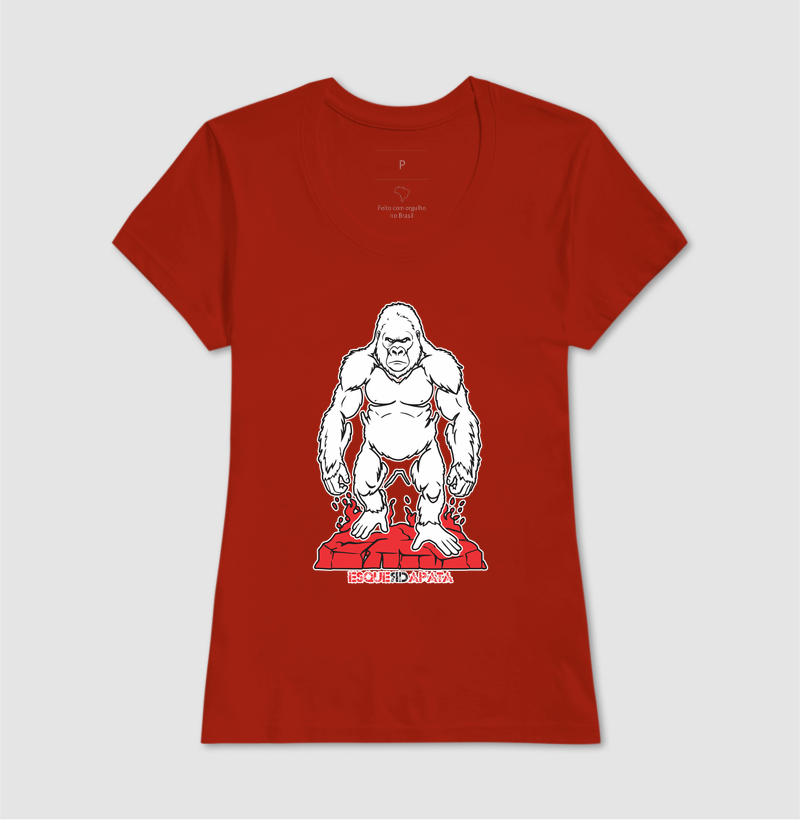 Camiseta Gorila em Algodão | EsquerdaPata - Imagem 14