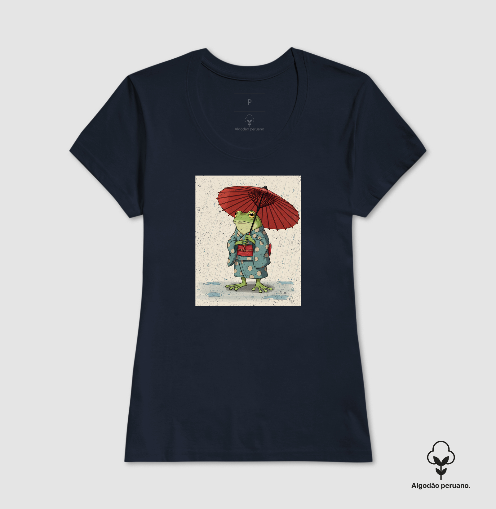 Camiseta Algodão Peruano Ame Kaeru - Imagem 5