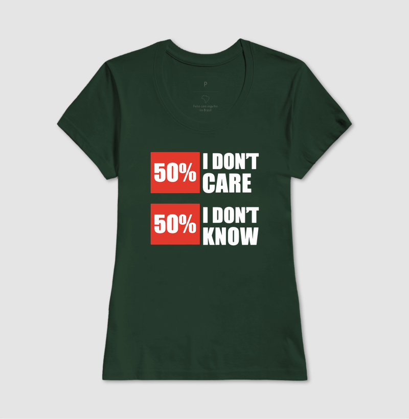 Camiseta Estou Meio a Meio - Imagem 9