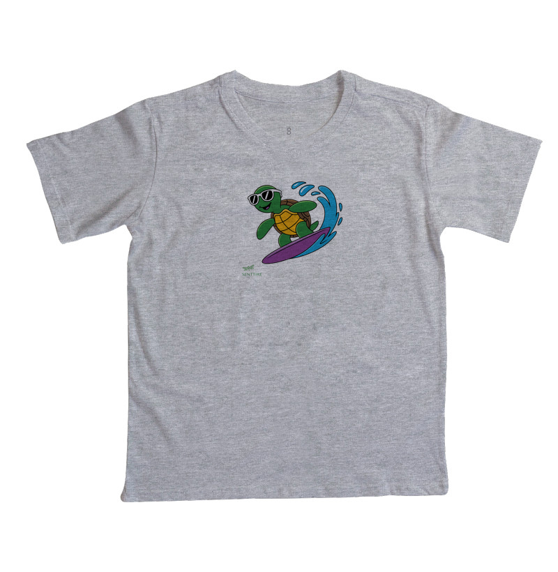 Camiseta Infantil Tartaruga Surf - Imagem 5