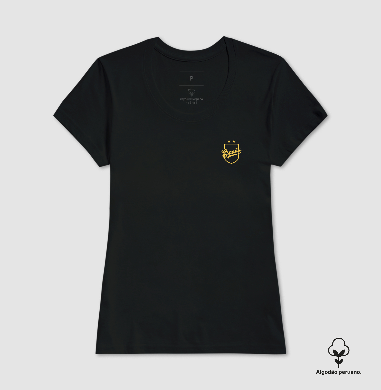 Camiseta Premium Feminina Espanha - "España Bi-Mundial"