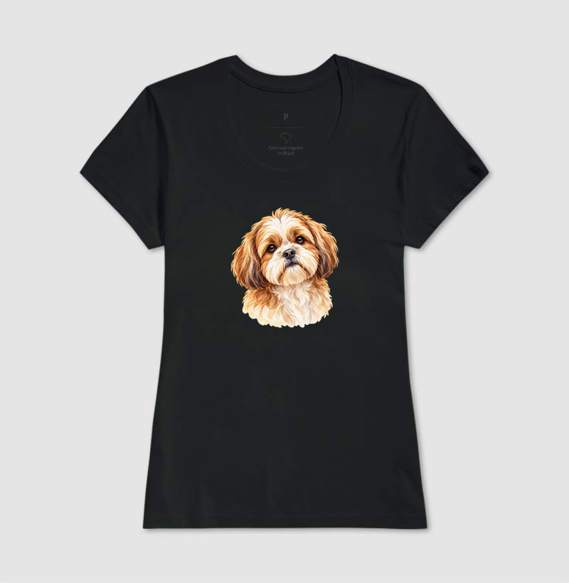 Shih Tzu aquarela - Imagem 3