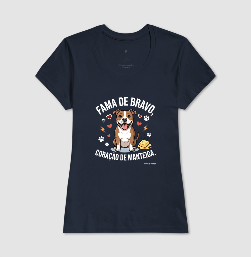 CAMISETA PITBULL FAMA DE BRAVO - Imagem 7