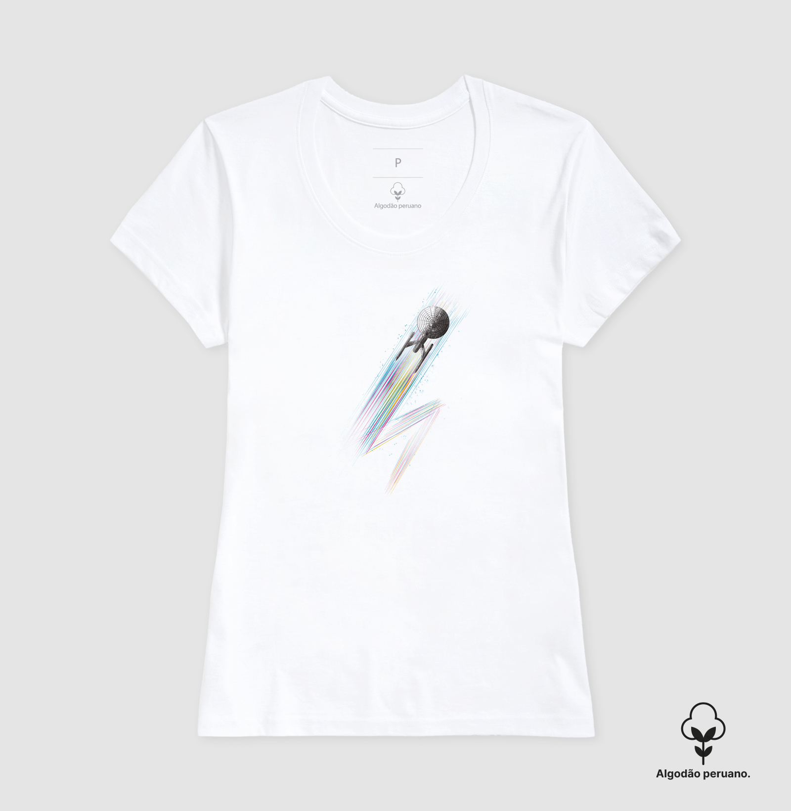 Camiseta Warp Speed Algodão Peruano - Imagem 5