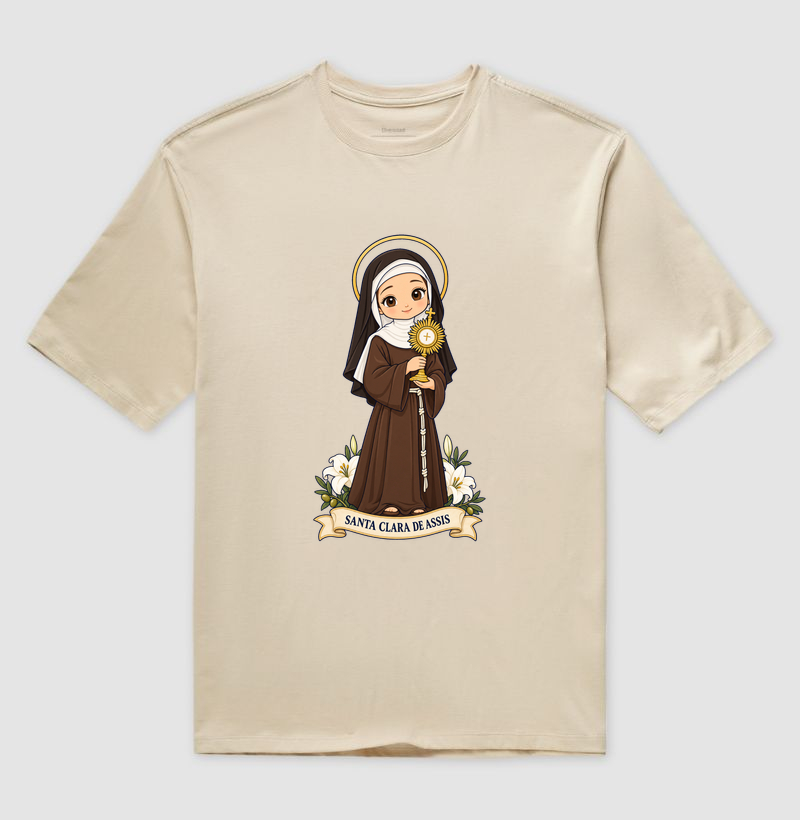 Santa Clara de Assis estilo chibi - Imagem 3