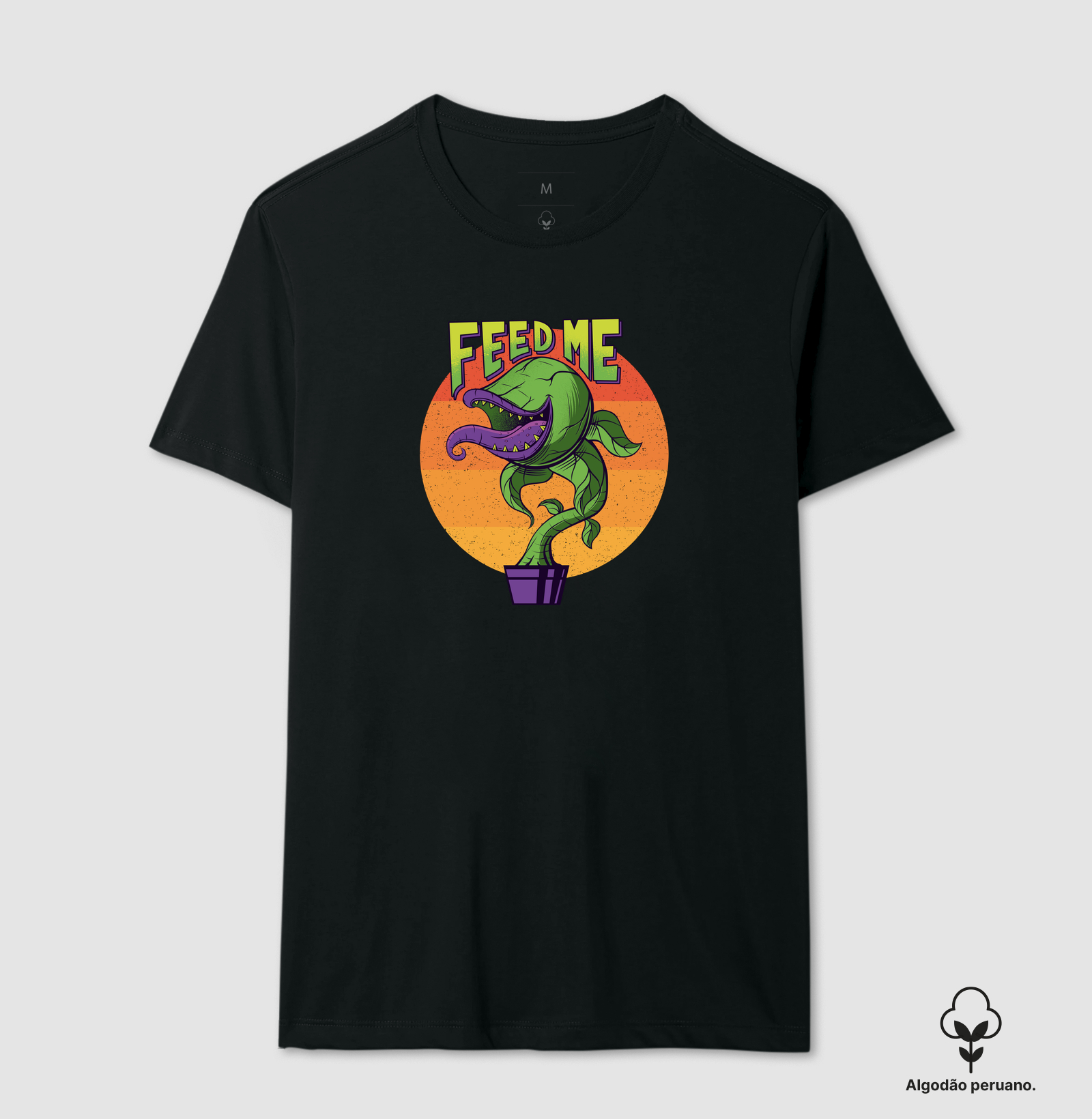 Camiseta Algodão Peruano Planta Faminta - Imagem 2