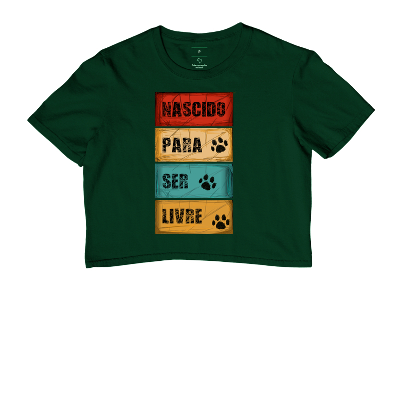 Cropped Nascido para Ser Livre - Imagem 5