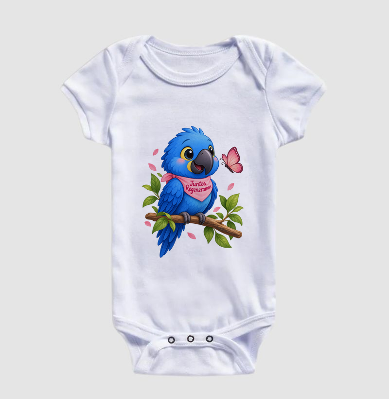 Body Infantil - Ararinha Azul - Imagem 2