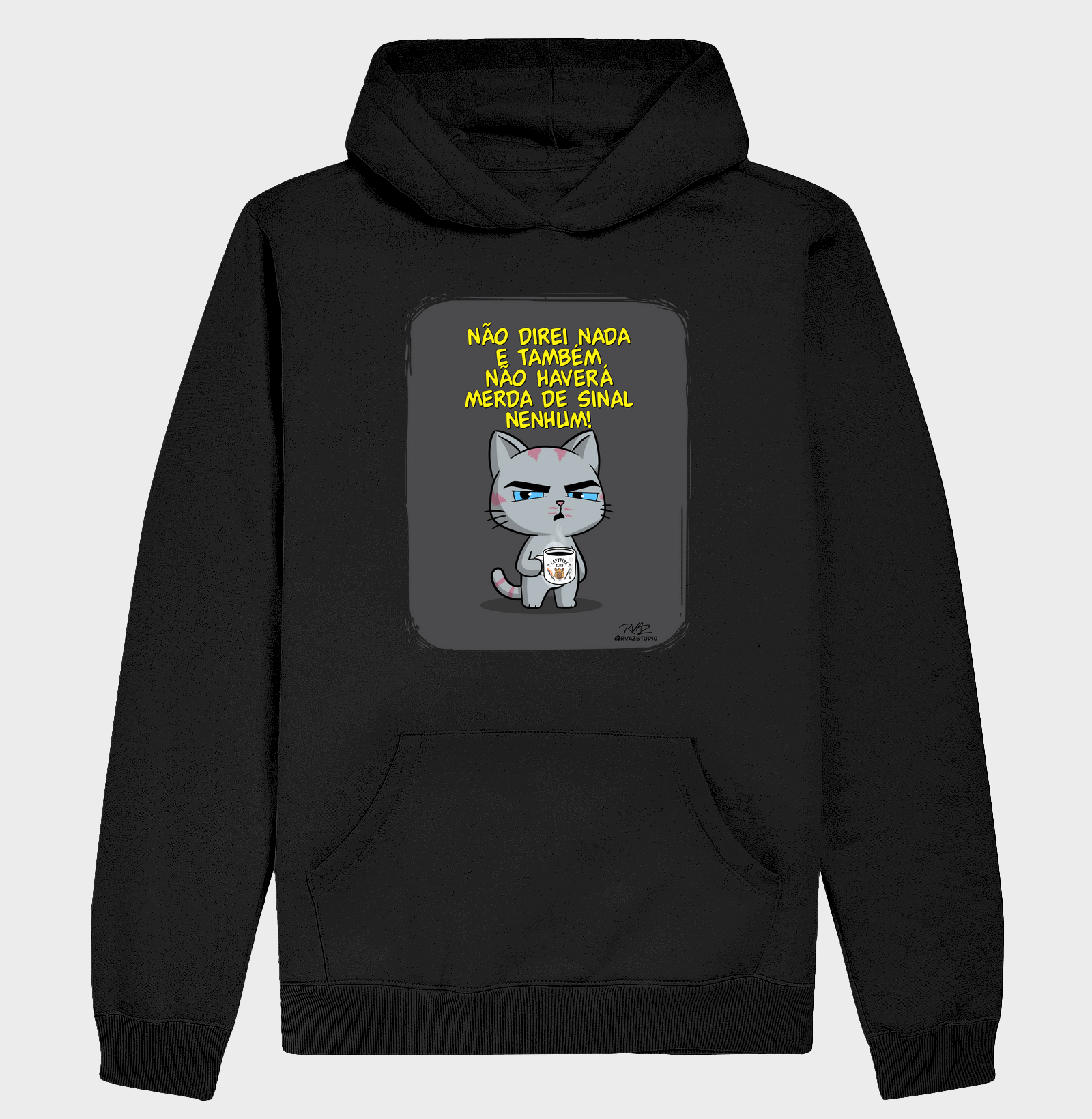 Camiseta Gato Sincero Sinal Nenhum - Imagem 2