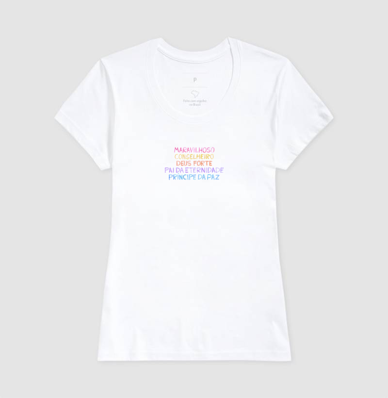 Camiseta ISAÍAS 9 AQUARELA - Feminina - Imagem 2
