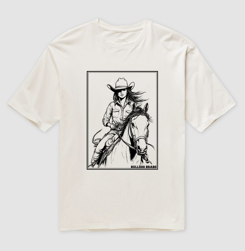 Quadro Cowgirl Bulldog Brabo - Imagem 4