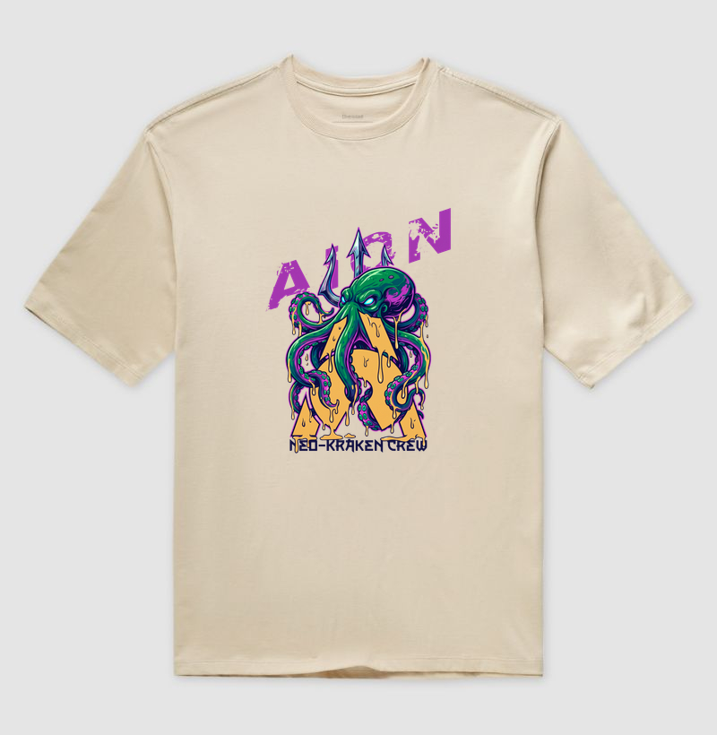 Camiseta Oversized Polvo | Origem Eterna — Aion Abstract - Imagem 3
